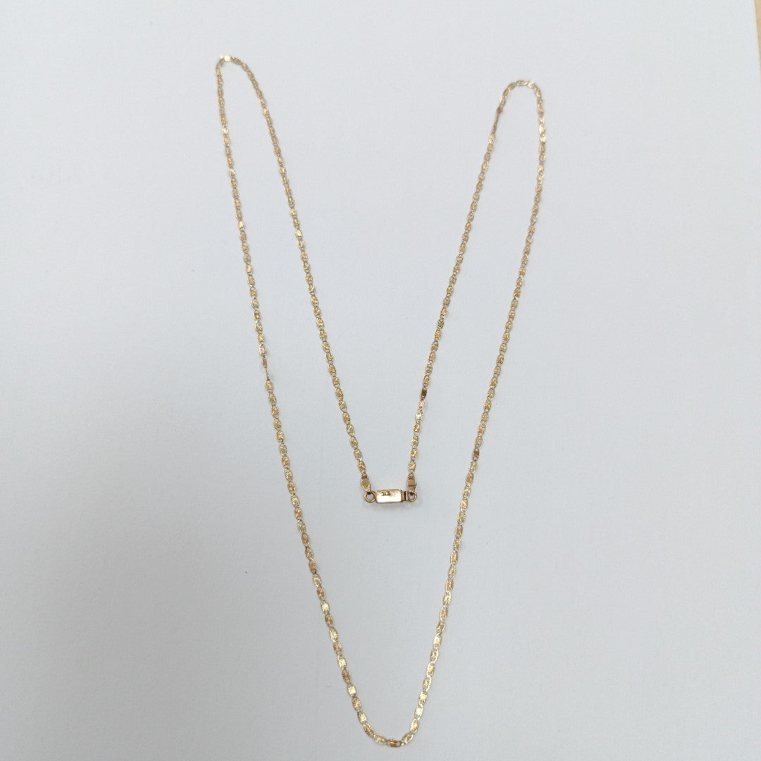 CADENA ORO,ORO COMBINADO 10 K 2,20 GRMS (SEMINUEVO)