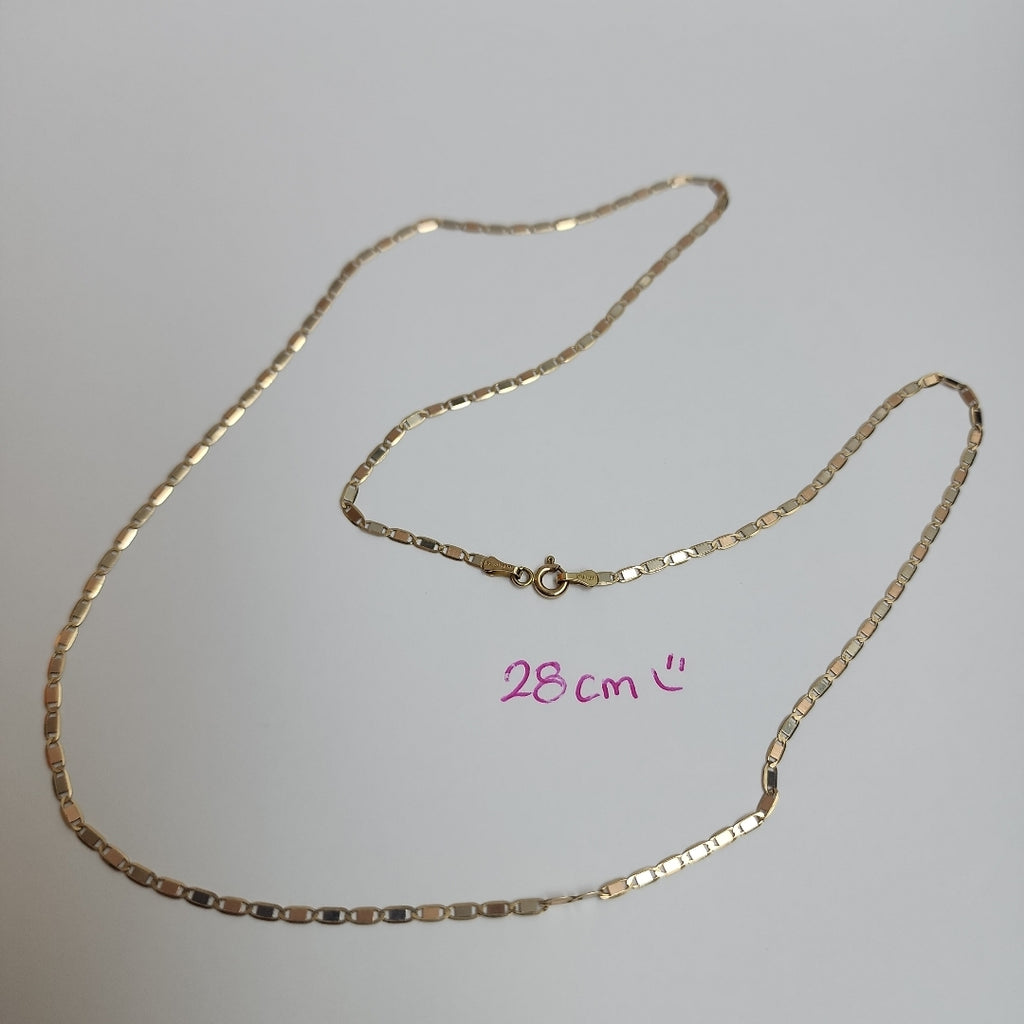 CADENA ORO COMBINADO 14 K 3 GRMS (SEMINUEVO)