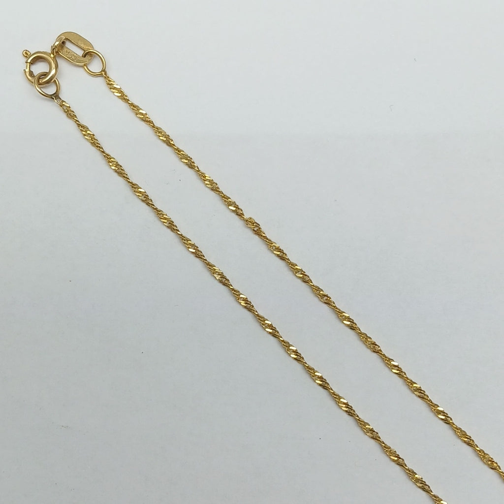 CADENA ORO 14 K 1,50 GRMS (SEMINUEVO)
