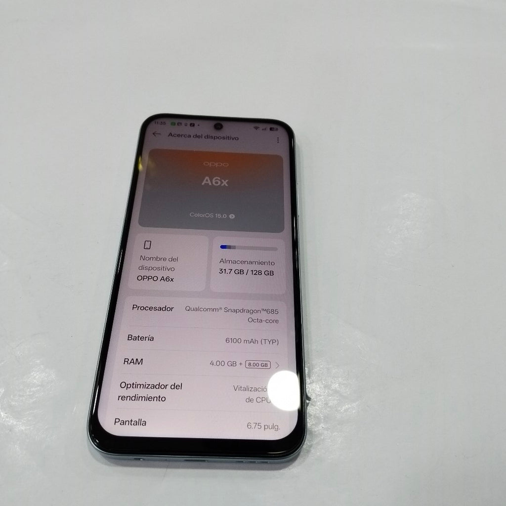 CELULAR OPPO A6X CPH2819 (2025) 128 GB 4 GB RAM (SEMINUEVO)