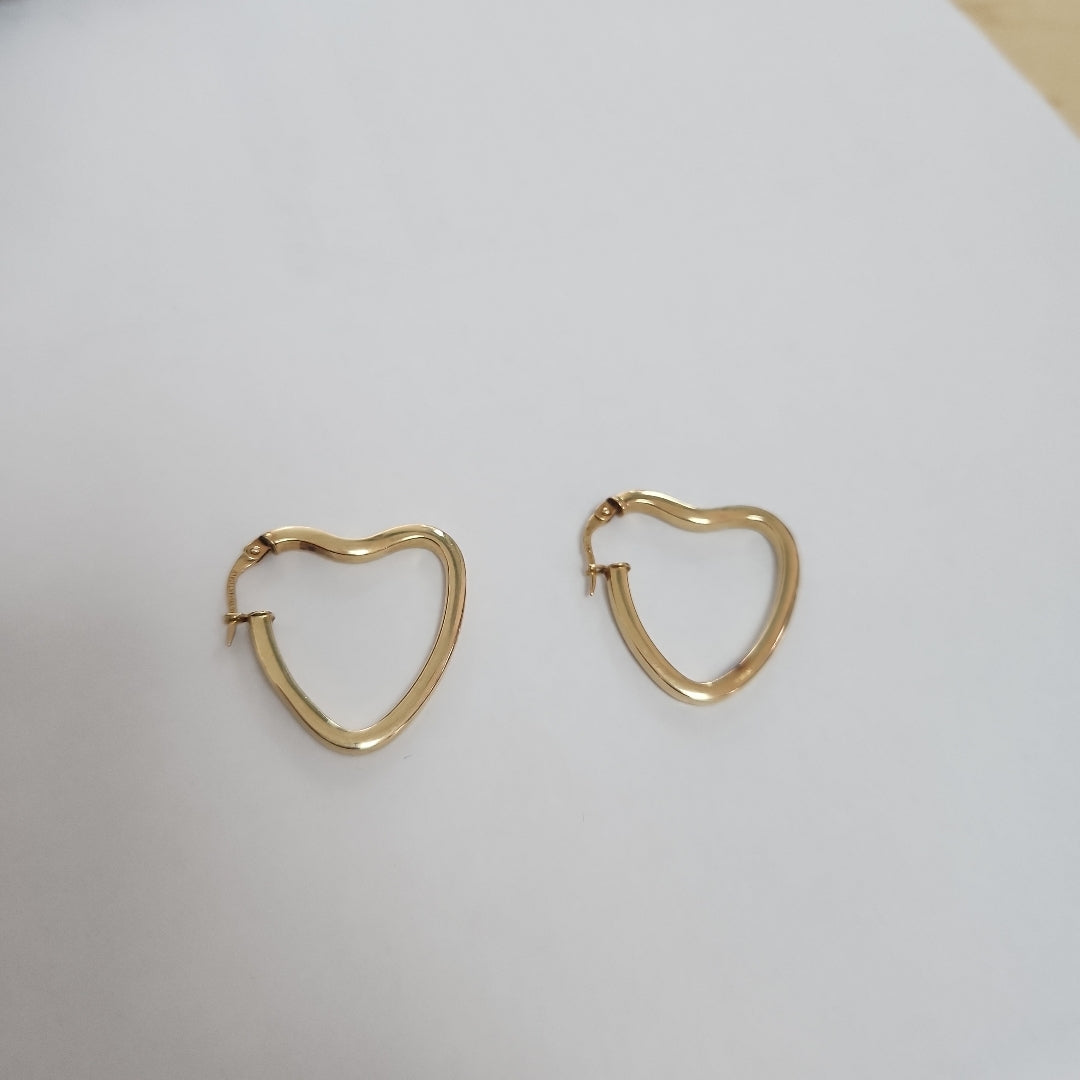 ARETES PAR ORO 14 K 2,50 GRMS (SEMINUEVO)