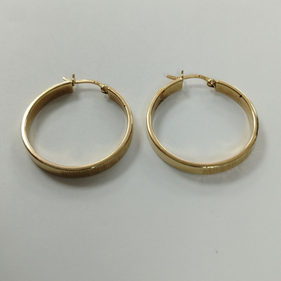 ARRACADAS PAR ORO 14 K 3.6 GRMS (SEMINUEVO)