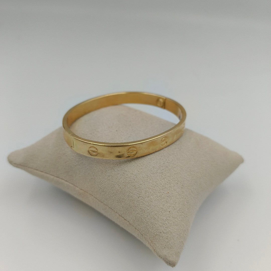 PULSERA RIGIDA ORO 14 K 12.4 GRMS (SEMINUEVO)