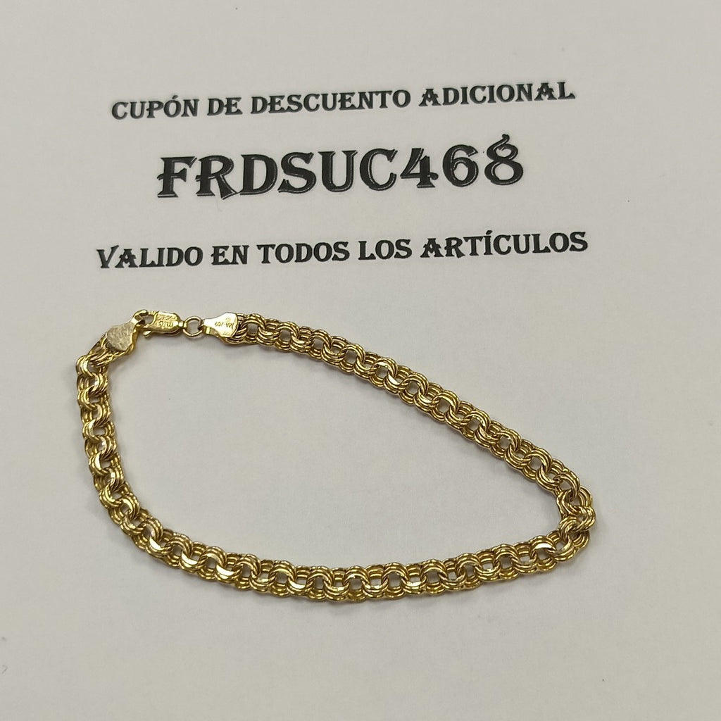 PULSERA ORO 10 K 3.6 GRMS (SEMINUEVO)