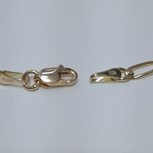 PULSERAS 1X1 ORO 14K 18 CM 2.7 GR (NUEVO)