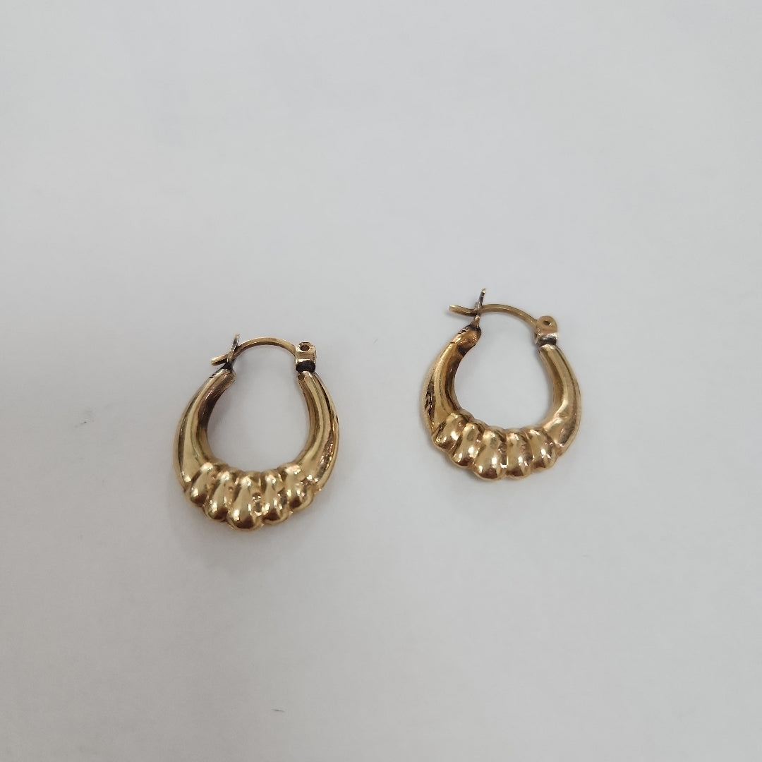ARRACADAS PAR ORO 10 K 1.8 GRMS (SEMINUEVO)