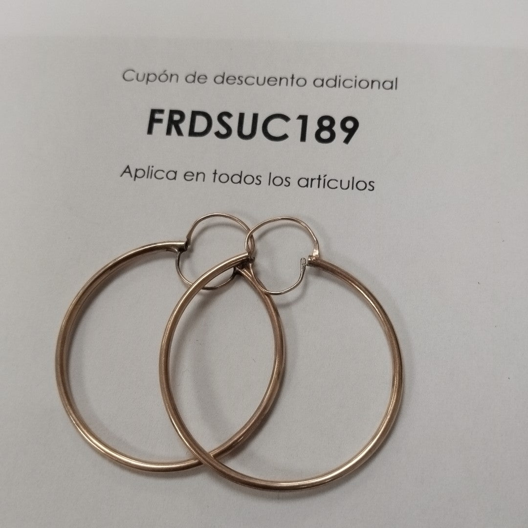 ARRACADAS PAR ORO 8 K 3.4 GRMS (SEMINUEVO)