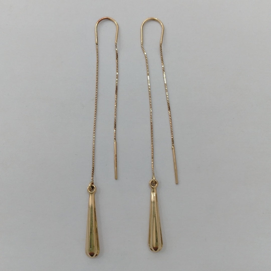 ARETES PAR ORO 14 K 1.6 GRMS (SEMINUEVO)