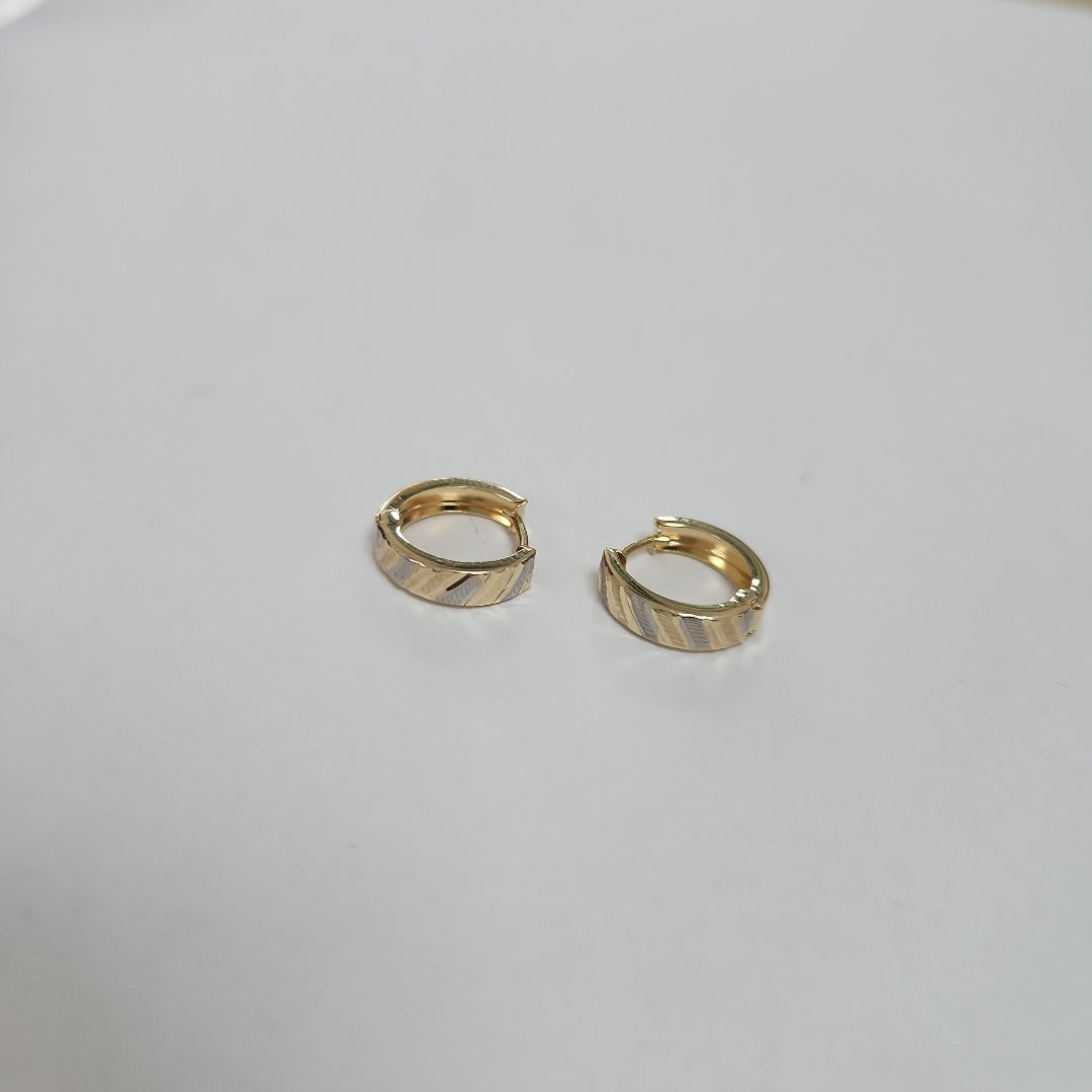 ARRACADAS PAR ORO 14 K 1.3 GRMS (SEMINUEVO)