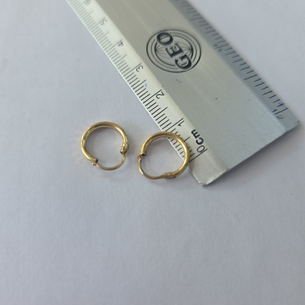 ARRACADAS PAR ORO 10 K 0.7 GRMS (SEMINUEVO)