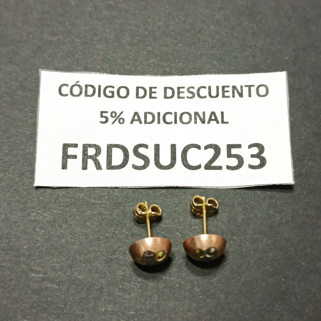 BROQUELES PAR ORO 10 K 1,50 GRMS (SEMINUEVO)