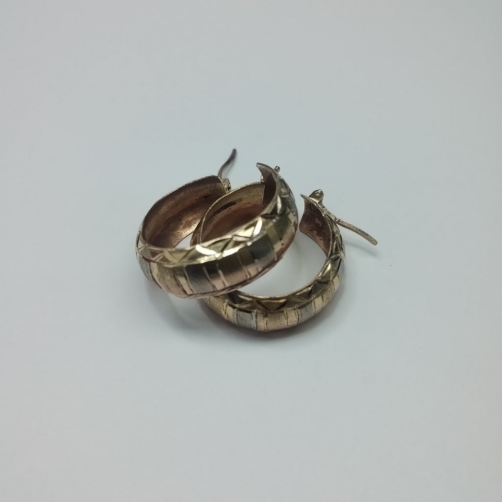 ARRACADAS PAR ORO 14 K 4.6 GRMS (SEMINUEVO)