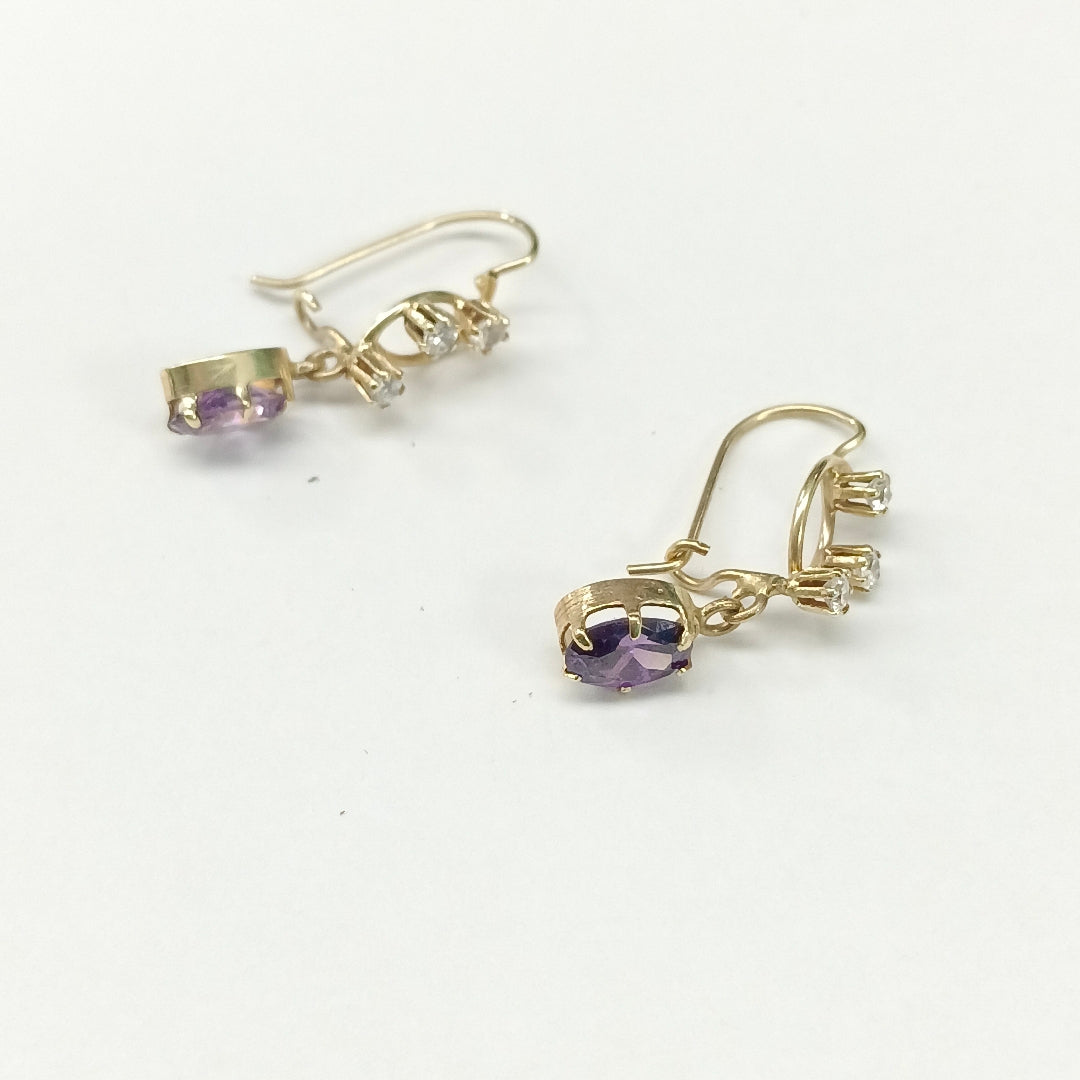 ARETES PAR ORO 10 K 2.1 GRMS (SEMINUEVO)