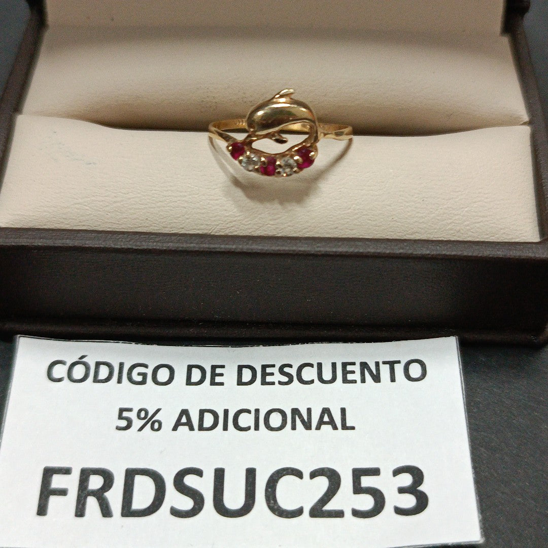 ANILLITO ORO 14 K 1.3 GRMS (SEMINUEVO)