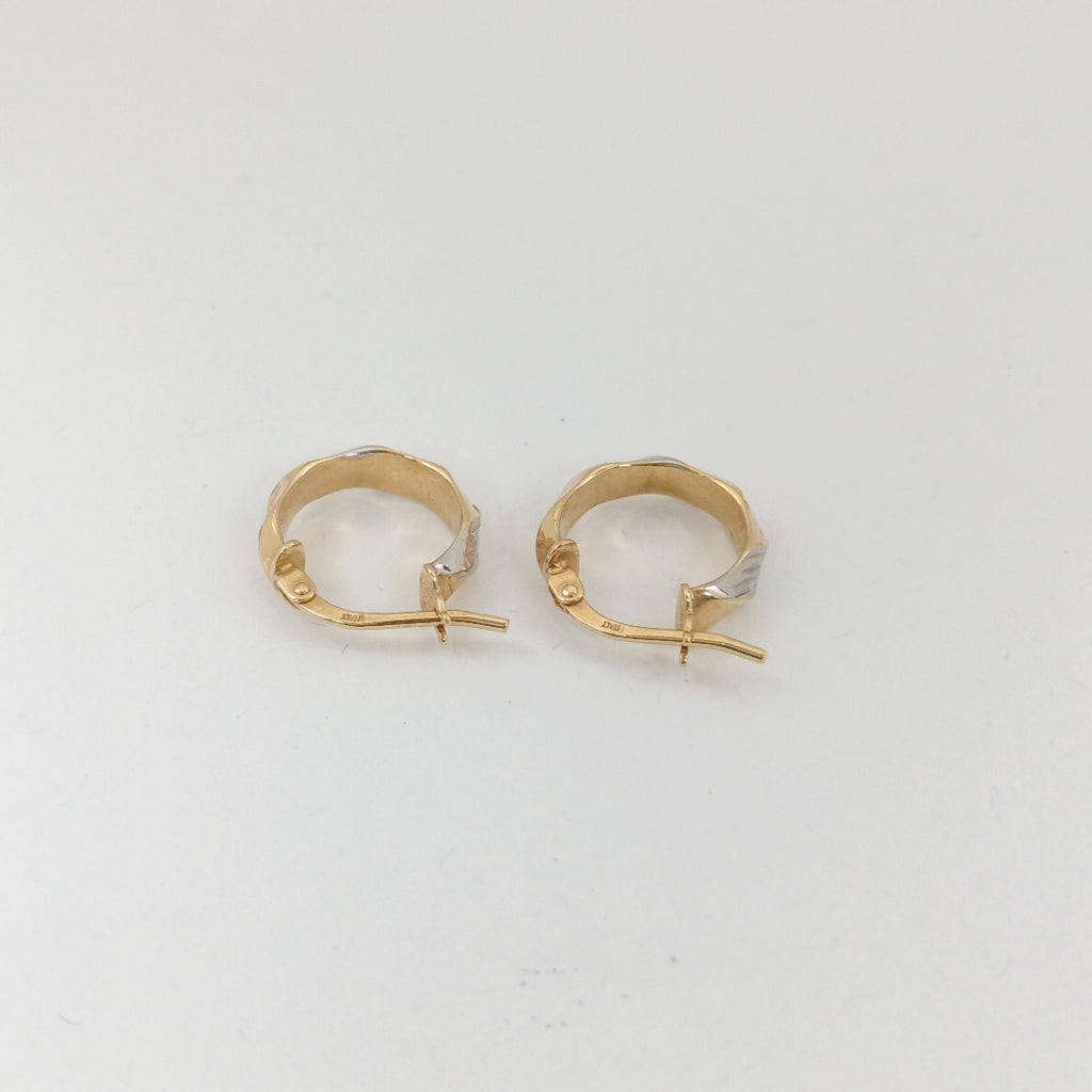ARRACADAS PAR ORO 14 K 1.2 GRMS (SEMINUEVO)