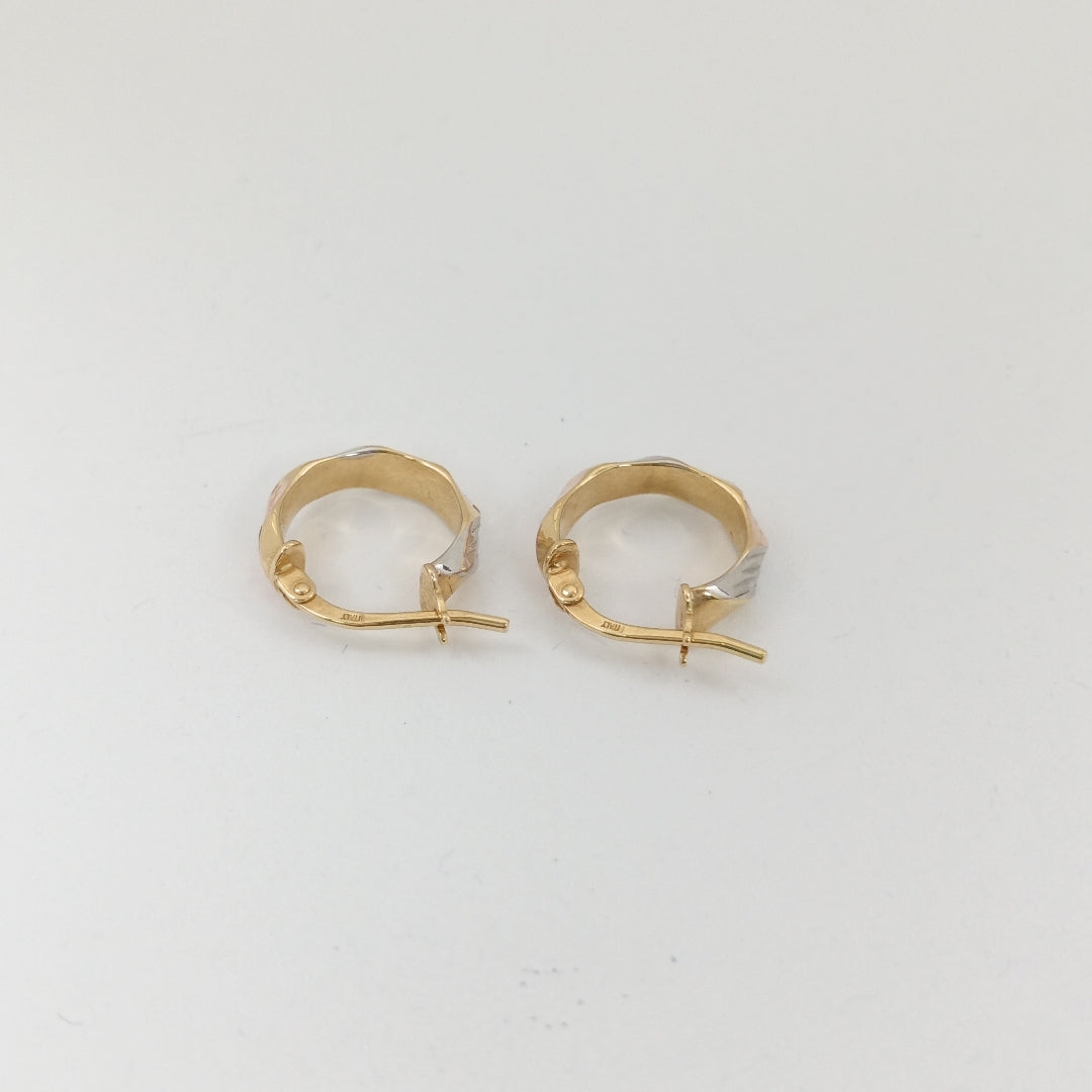 ARRACADAS PAR ORO 14 K 1.2 GRMS (SEMINUEVO)