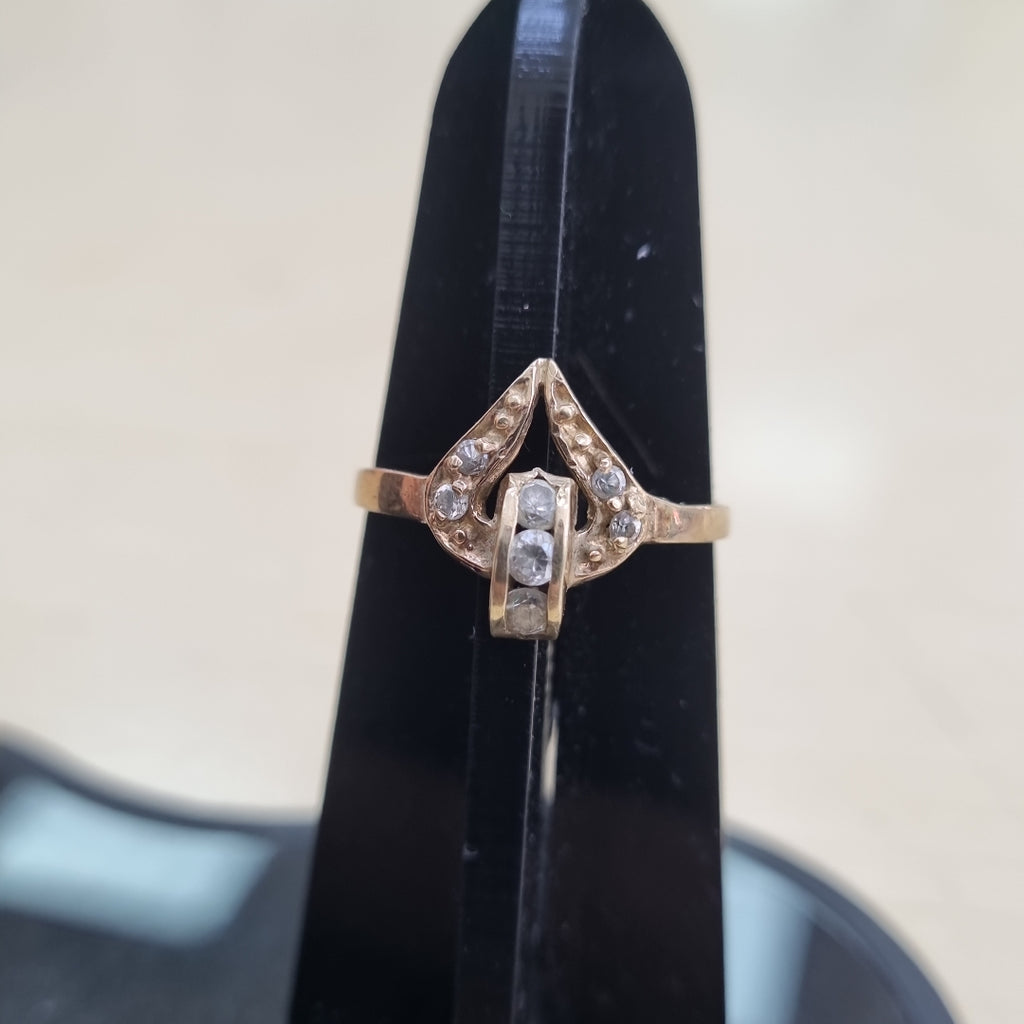 ANILLO ORO 10 K 1,30 GRMS (SEMINUEVO)