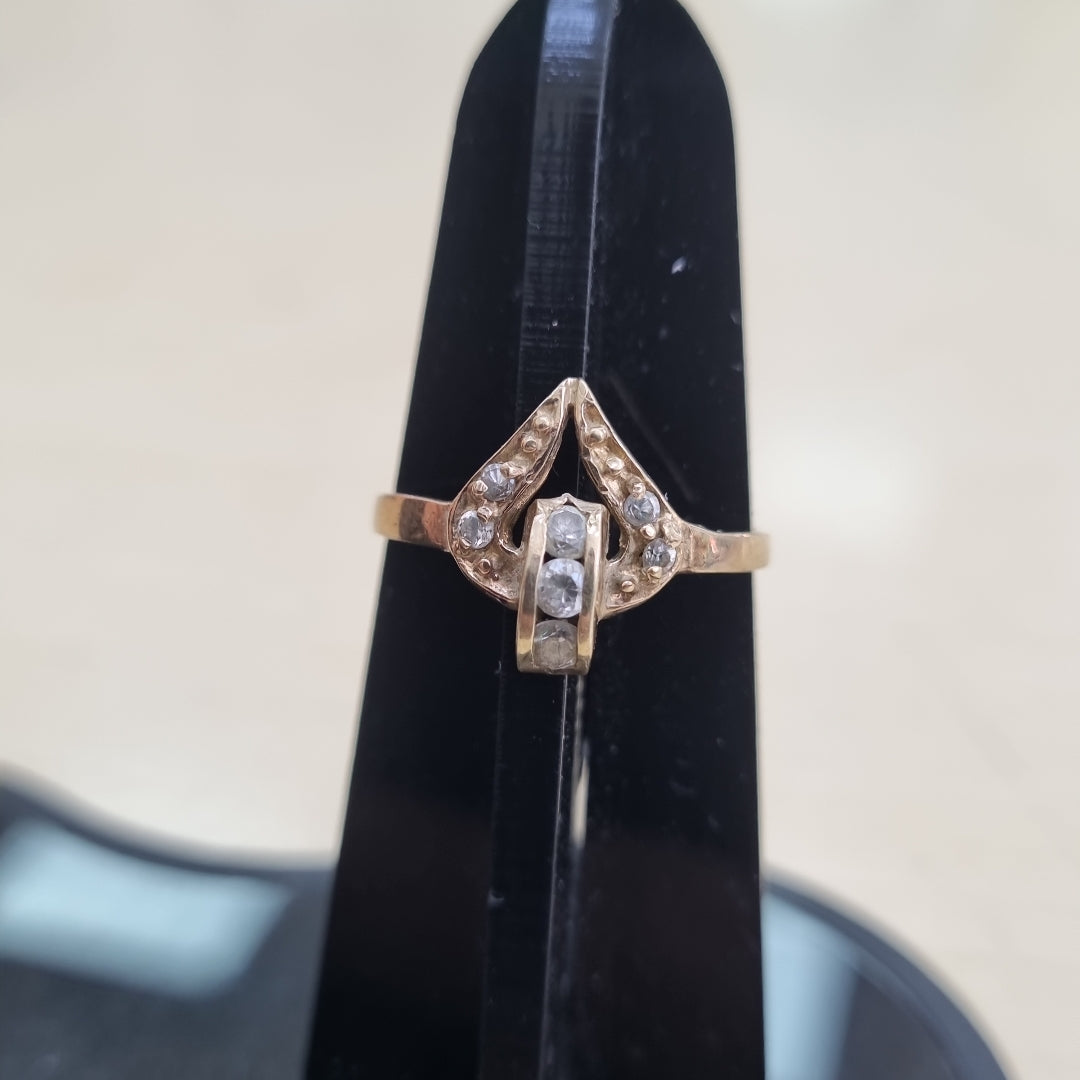 ANILLO ORO 10 K 1,30 GRMS (SEMINUEVO)