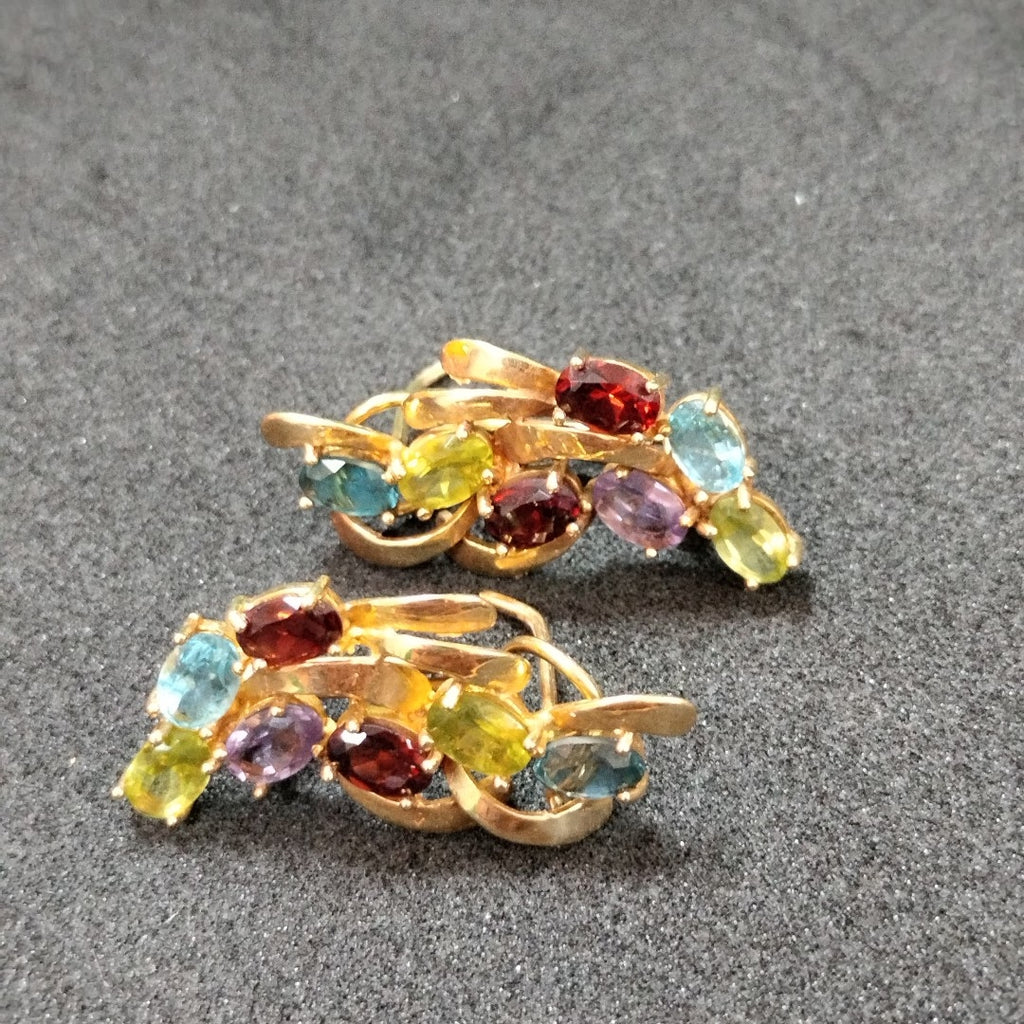 ARETES PAR ORO 14 K 8.6 GRMS (SEMINUEVO)