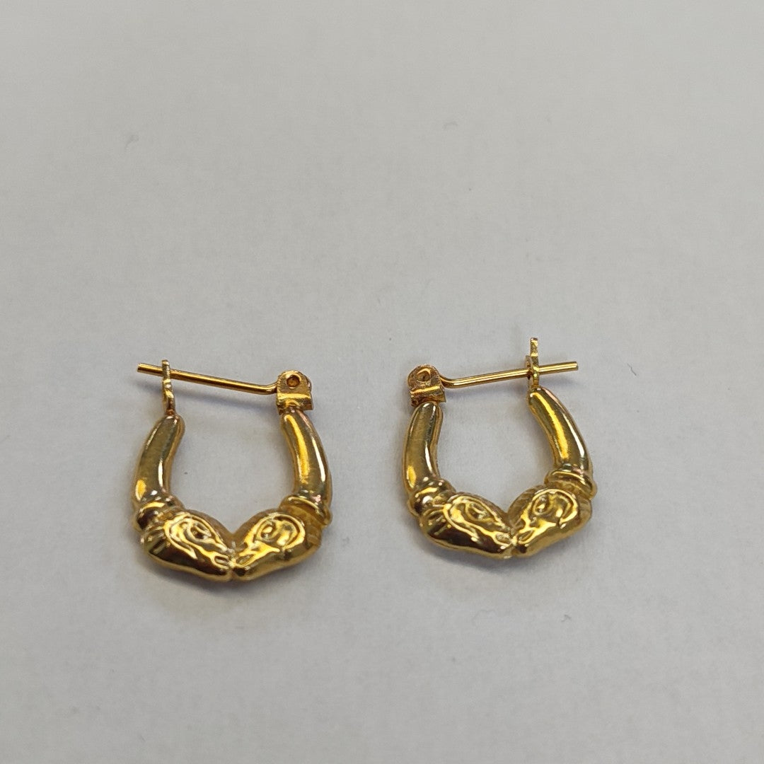 ARRACADAS PAR ORO 14 K 1,10 GRMS (SEMINUEVO)