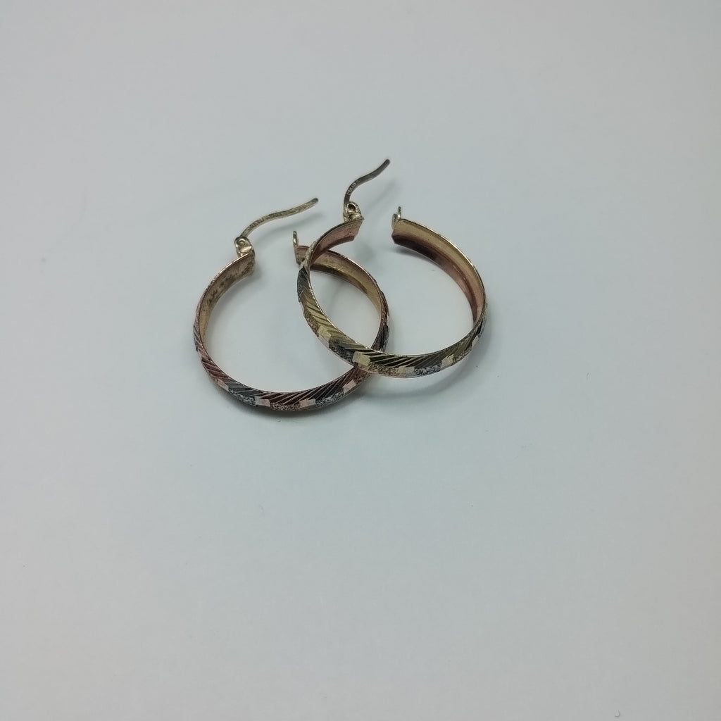 ARRACADAS PAR ORO 14 K 2.5 GRMS (SEMINUEVO)
