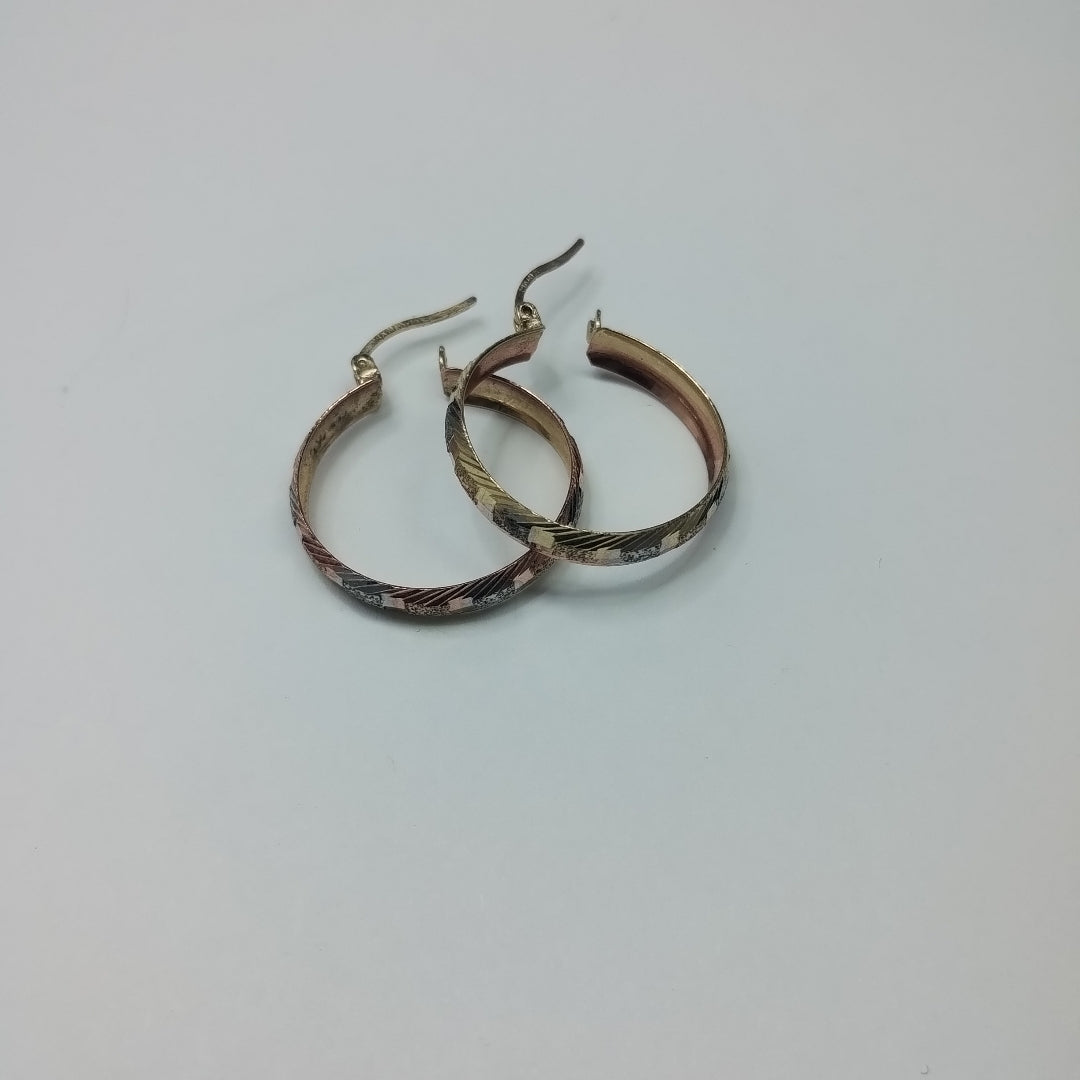 ARRACADAS PAR ORO 14 K 2.5 GRMS (SEMINUEVO)