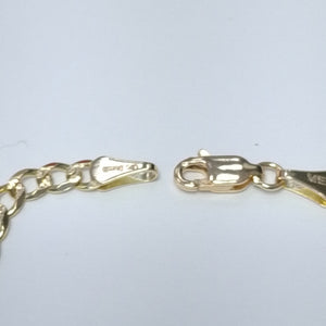 PULSERAS BARBADA ORO 14K 18 CM 4.7 GR (NUEVO)