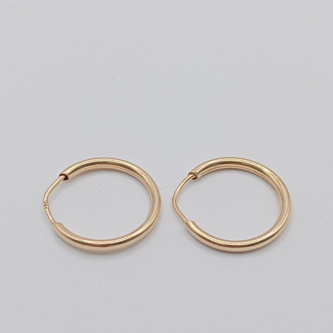 ARRACADAS PAR ORO 14 K 1.4 GRMS (SEMINUEVO)