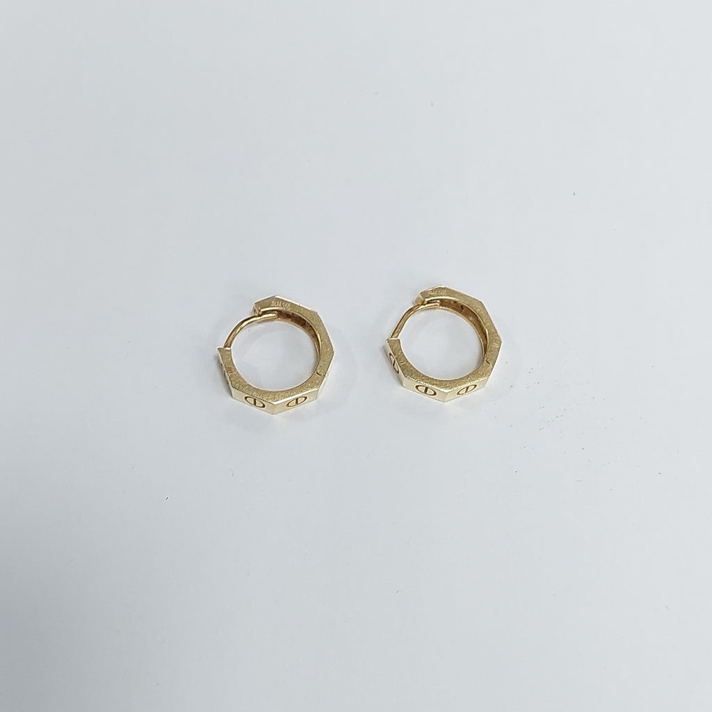 ARRACADAS PAR ORO 14 K 2.5 GRMS (SEMINUEVO)