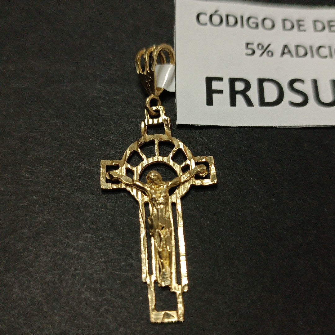 CRUCIFIJO ORO 14 K 3,00 GRMS (SEMINUEVO)