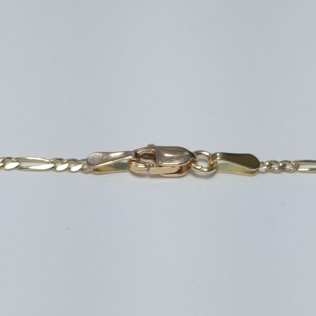 CADENAS 3X1 ORO 14K 60 CM 4.2 GR (NUEVO)