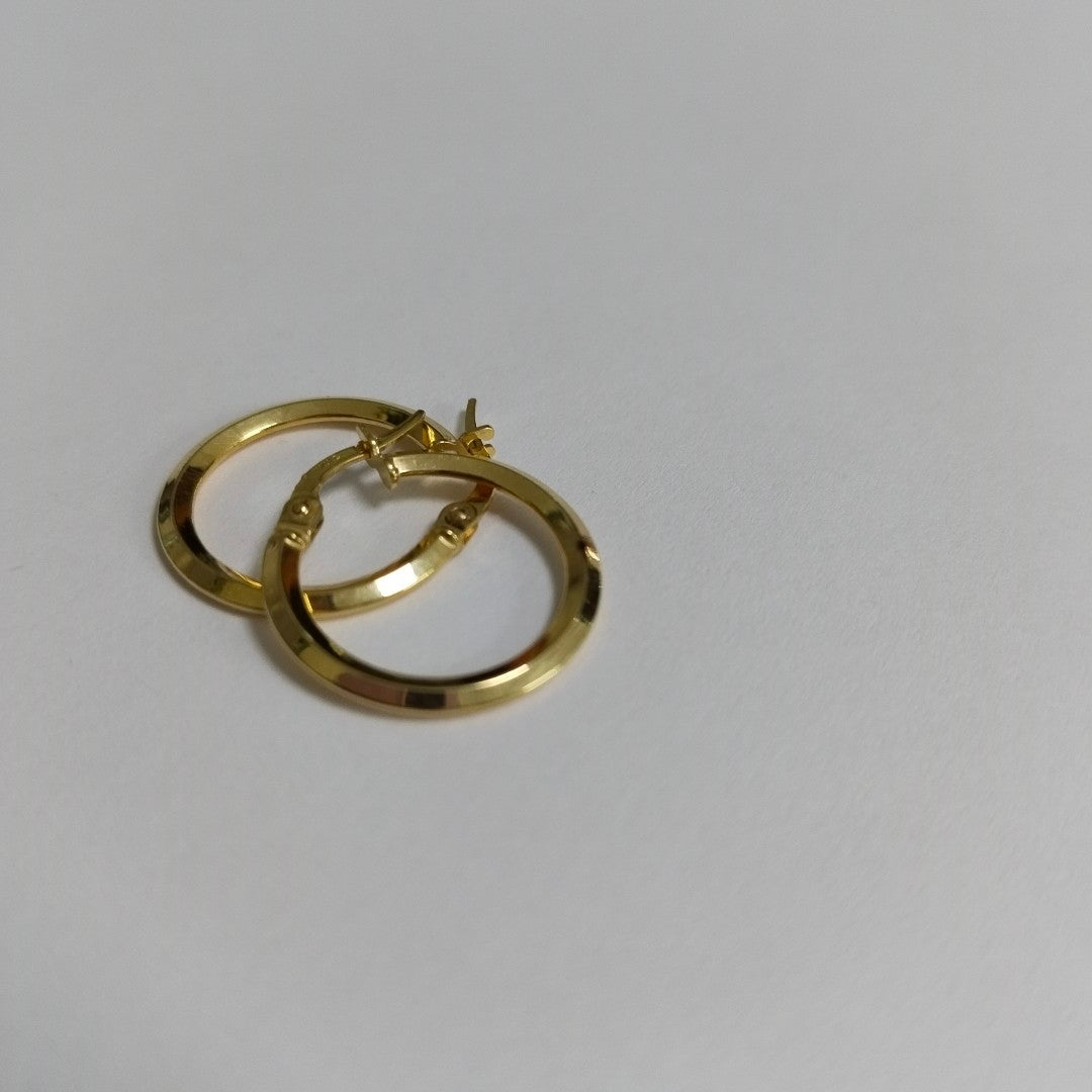 ARRACADAS PAR ORO 14 K 1 GRMS (SEMINUEVO)