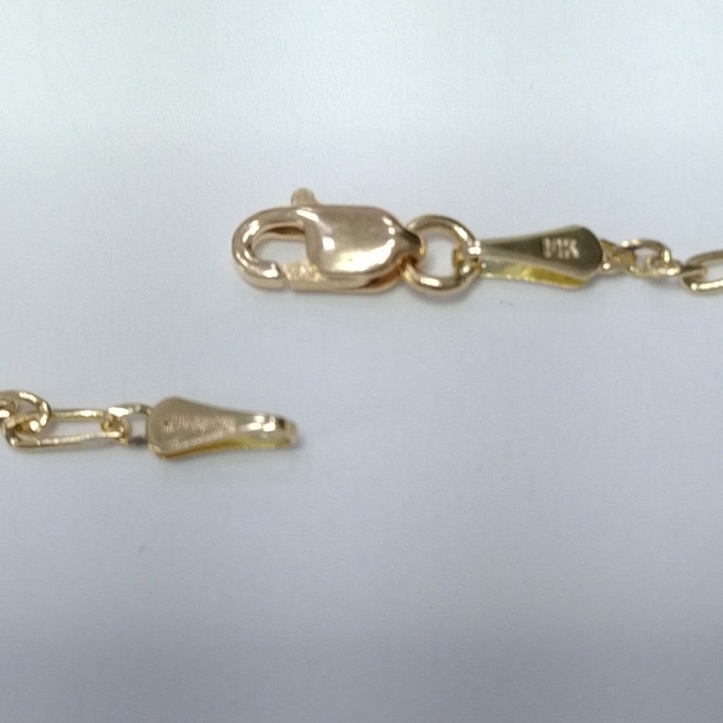 CADENAS 3X1 ORO 14K 55 CM 3.7 GR (NUEVO)