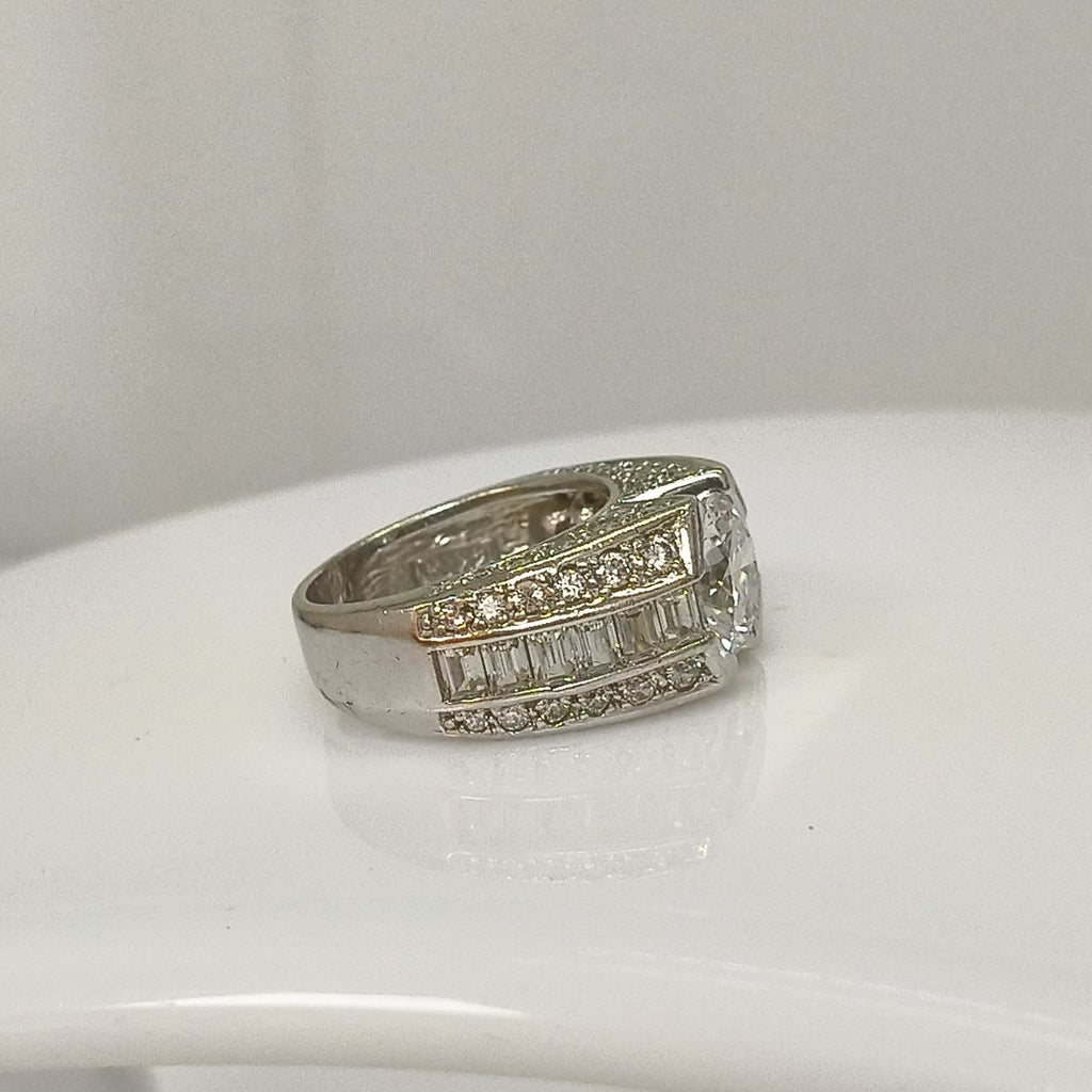 ANILLITO ORO BLANCO 14 K 8,70 GRMS (SEMINUEVO)