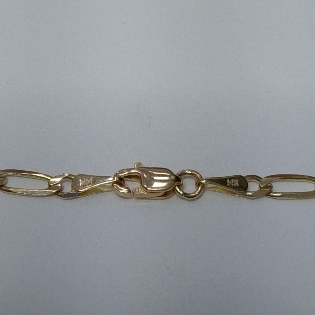CADENAS 1X1 ORO 14K 55 CM 7.4 GR (NUEVO)