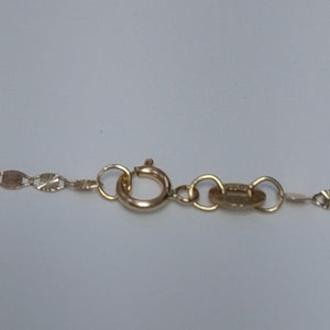 CADENAS TEJIDO GUCHI ORO 10K 55 CM 1.8 GR (NUEVO)