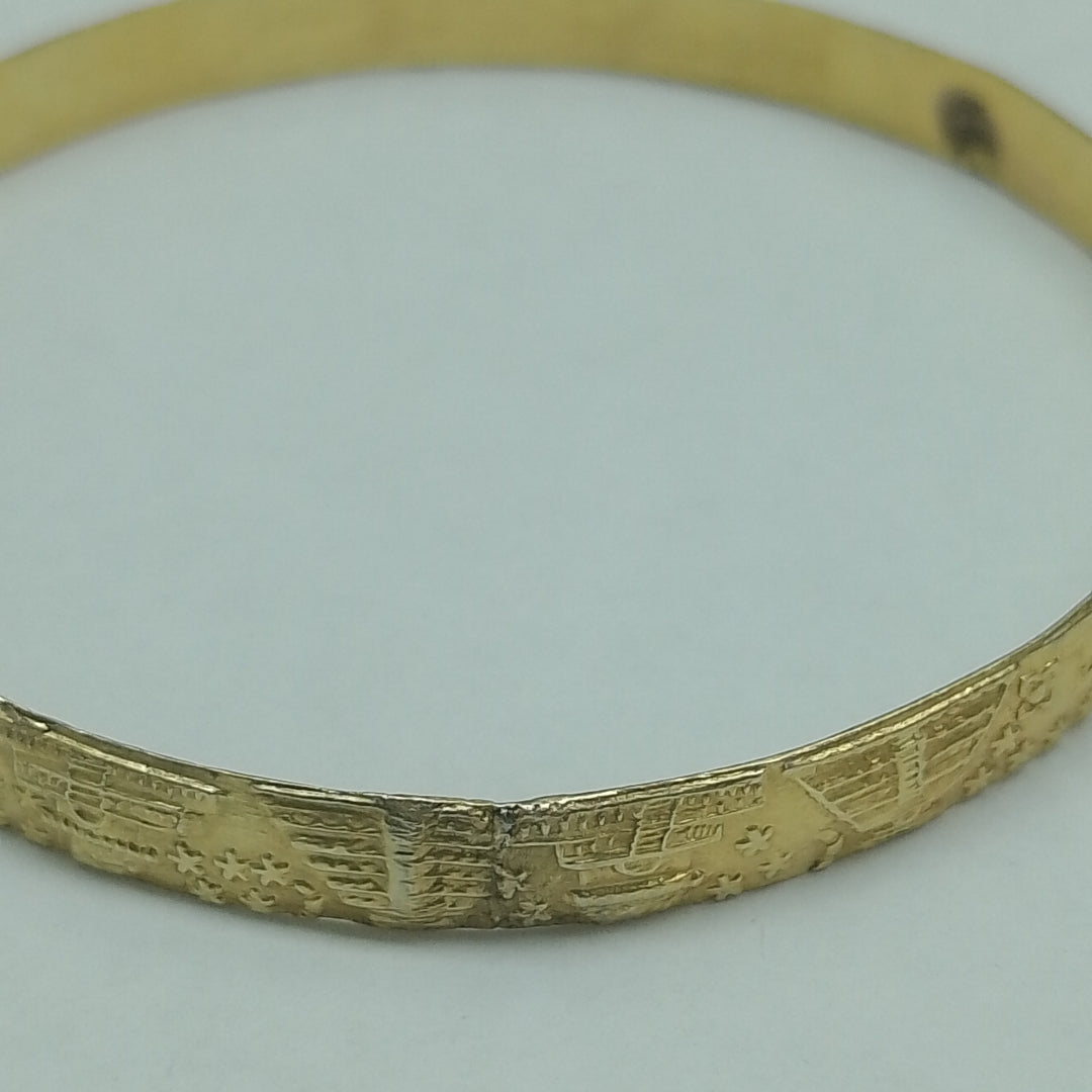 PULSERA RIGIDA ORO 8 K 10.5 GRMS (SEMINUEVO)