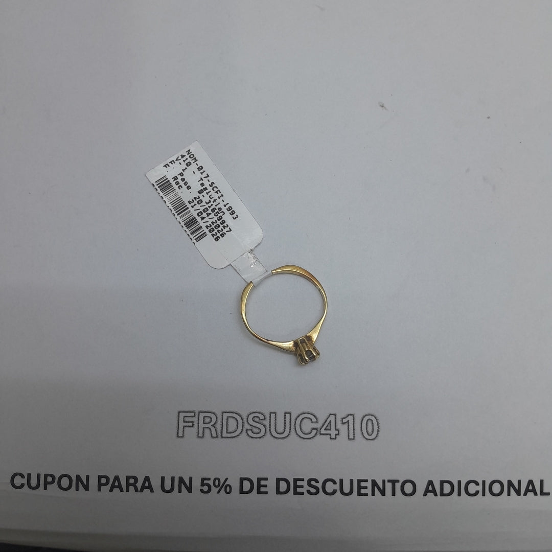 SOLITARIO ORO 14 K 1,60 GRMS (SEMINUEVO)
