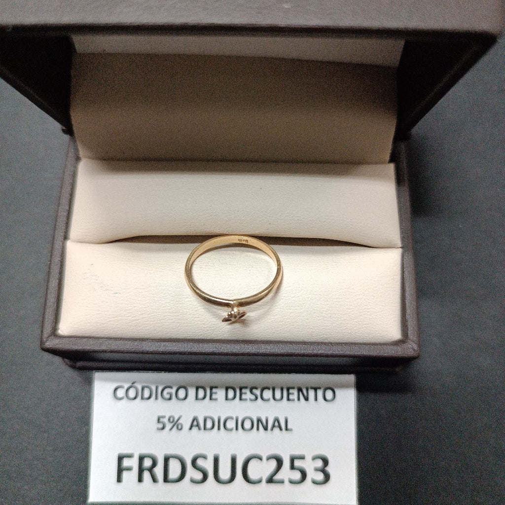 K1 1,10 GRMS 10 K ESPECIFICACIONES COMPLEMENTARIAS ANILLITO DE CON CORAZON (SEMINUEVO)