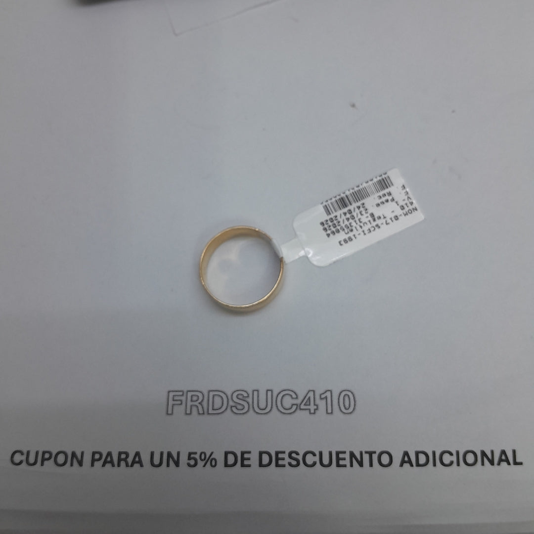 ARGOLLA ORO 10 K 3,70 GRMS (SEMINUEVO)