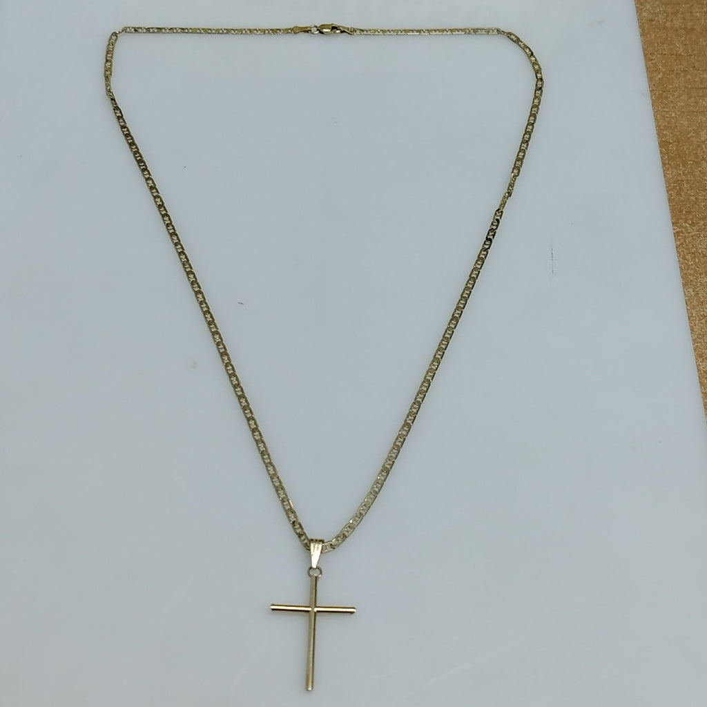 CADENA, DIJE ORO 14 K 8 GRMS (SEMINUEVO)