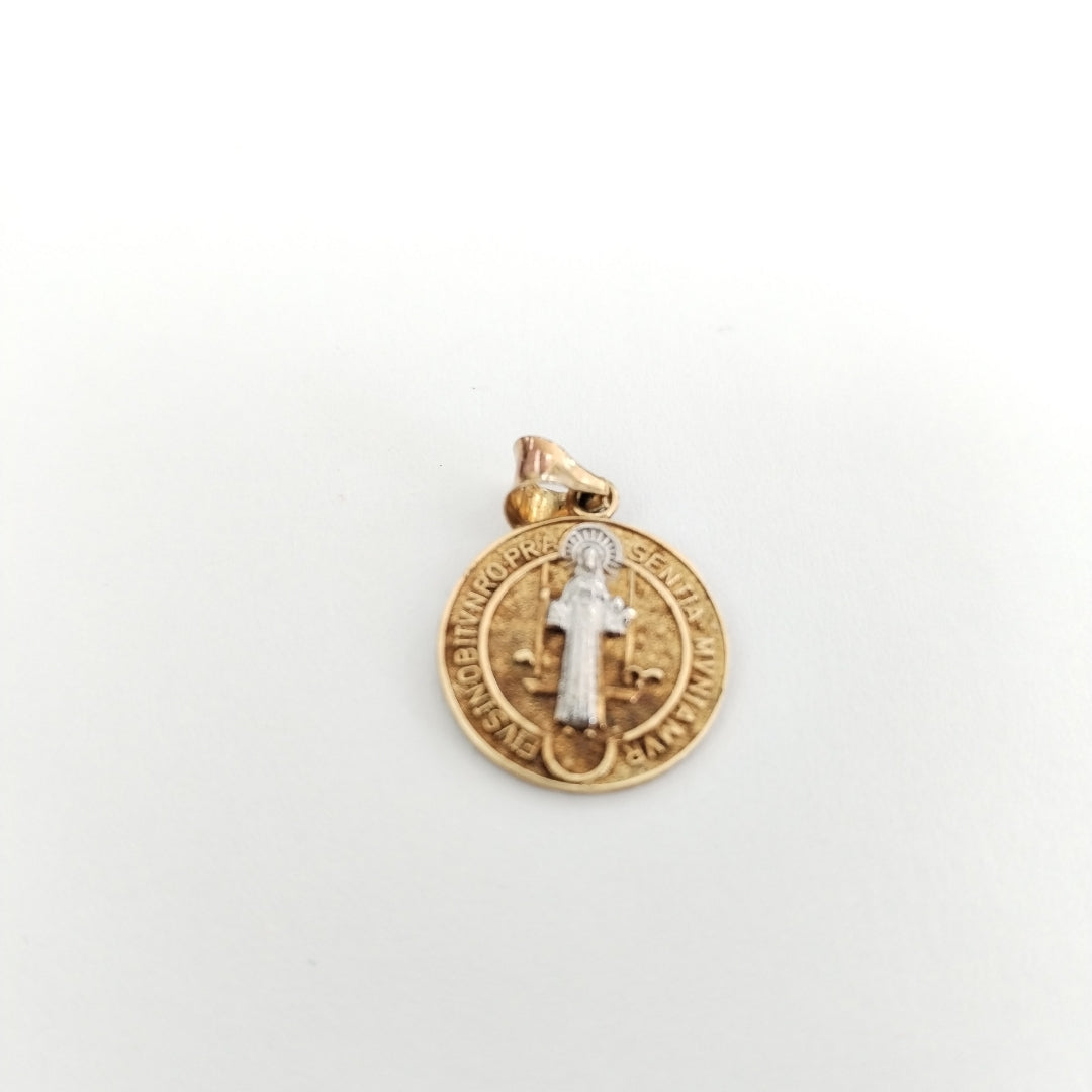 DIJE,MEDALLA RELIGIOSA ORO 10 K 1,30 GRMS (SEMINUEVO)