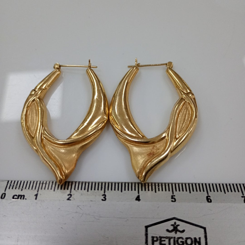 ARRACADAS PAR ORO 14 K 5,90 GRMS (SEMINUEVO)