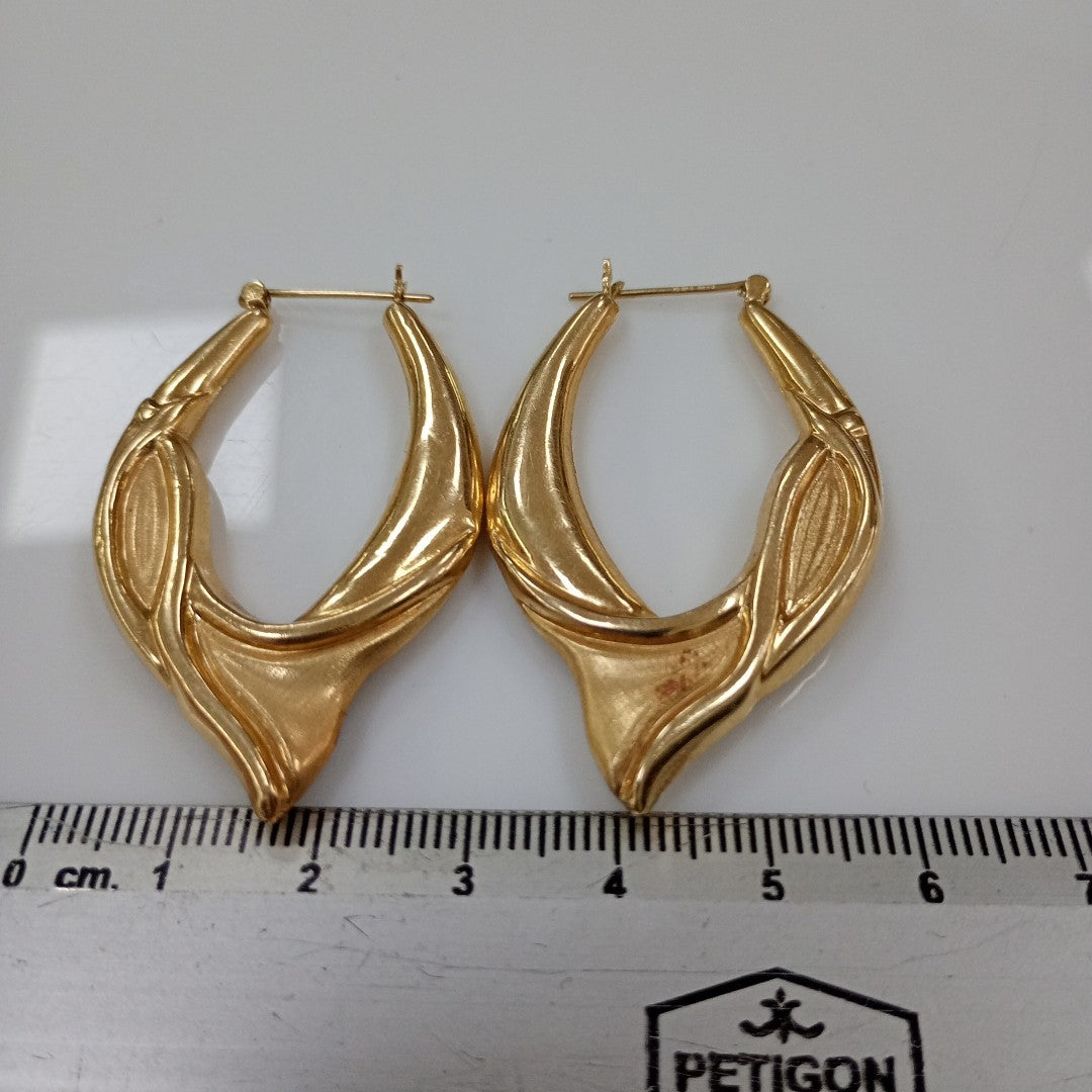 ARRACADAS PAR ORO 14 K 5,90 GRMS (SEMINUEVO)