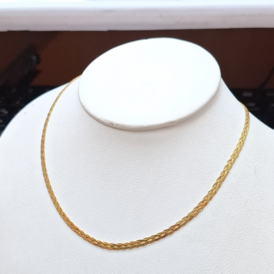GARGANTILLA ORO 14 K 4.3 GRMS (SEMINUEVO)