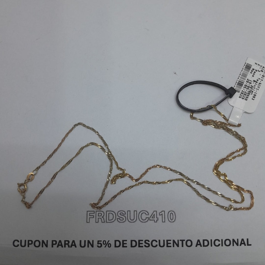 CADENA ORO 10 K 2.1 GRMS (SEMINUEVO)