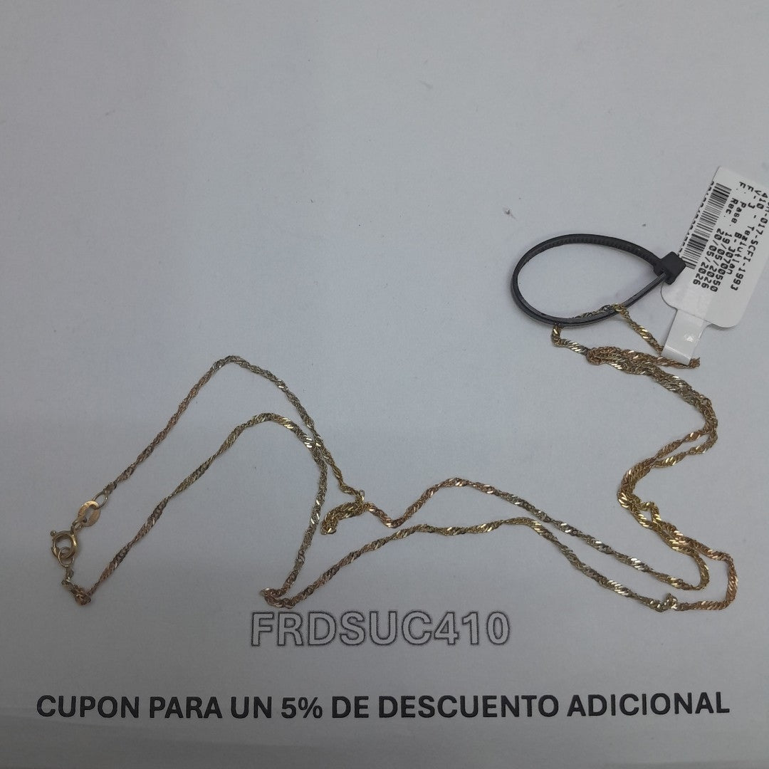 CADENA ORO 10 K 2.1 GRMS (SEMINUEVO)