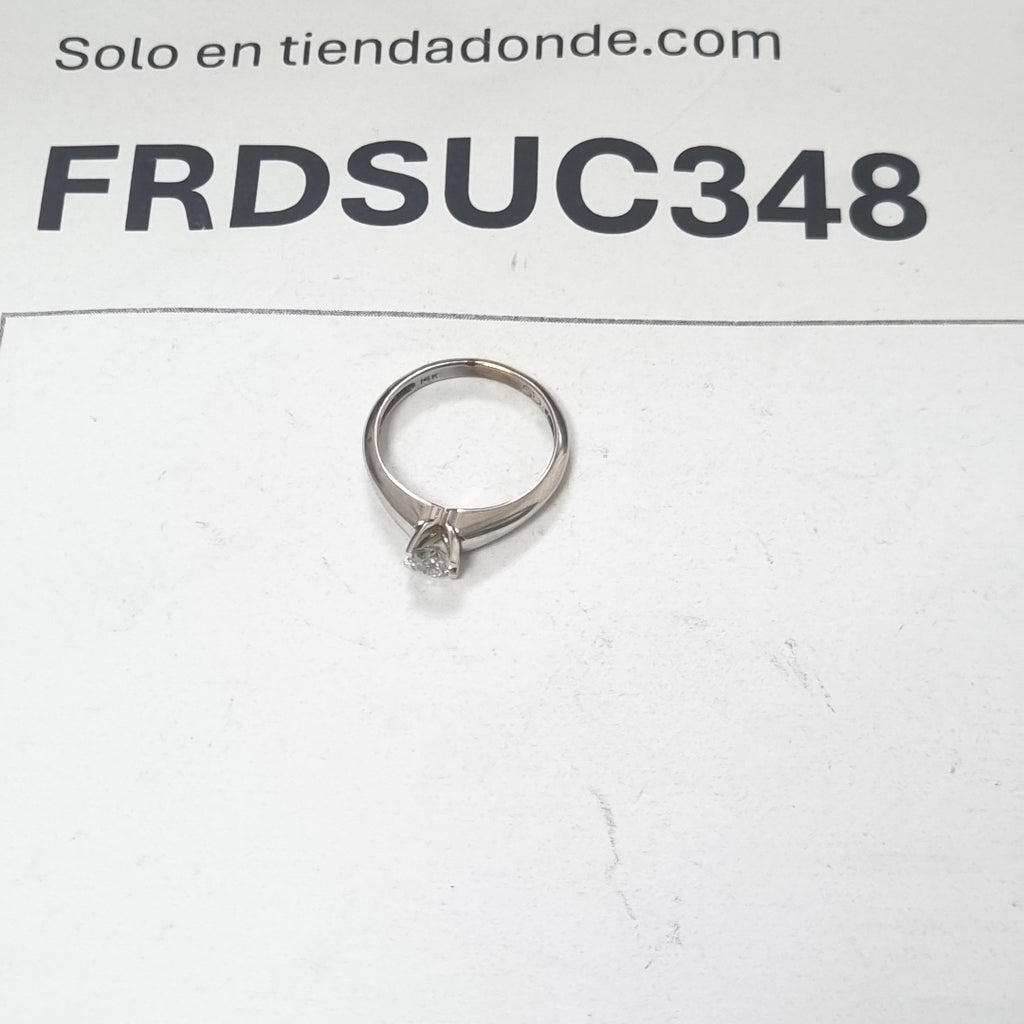 ANILLITO ORO BLANCO 14 K 2.1 GRMS (SEMINUEVO)
