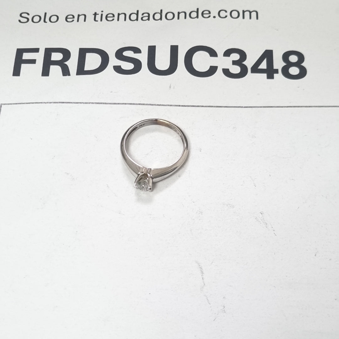 ANILLITO ORO BLANCO 14 K 2.1 GRMS (SEMINUEVO)
