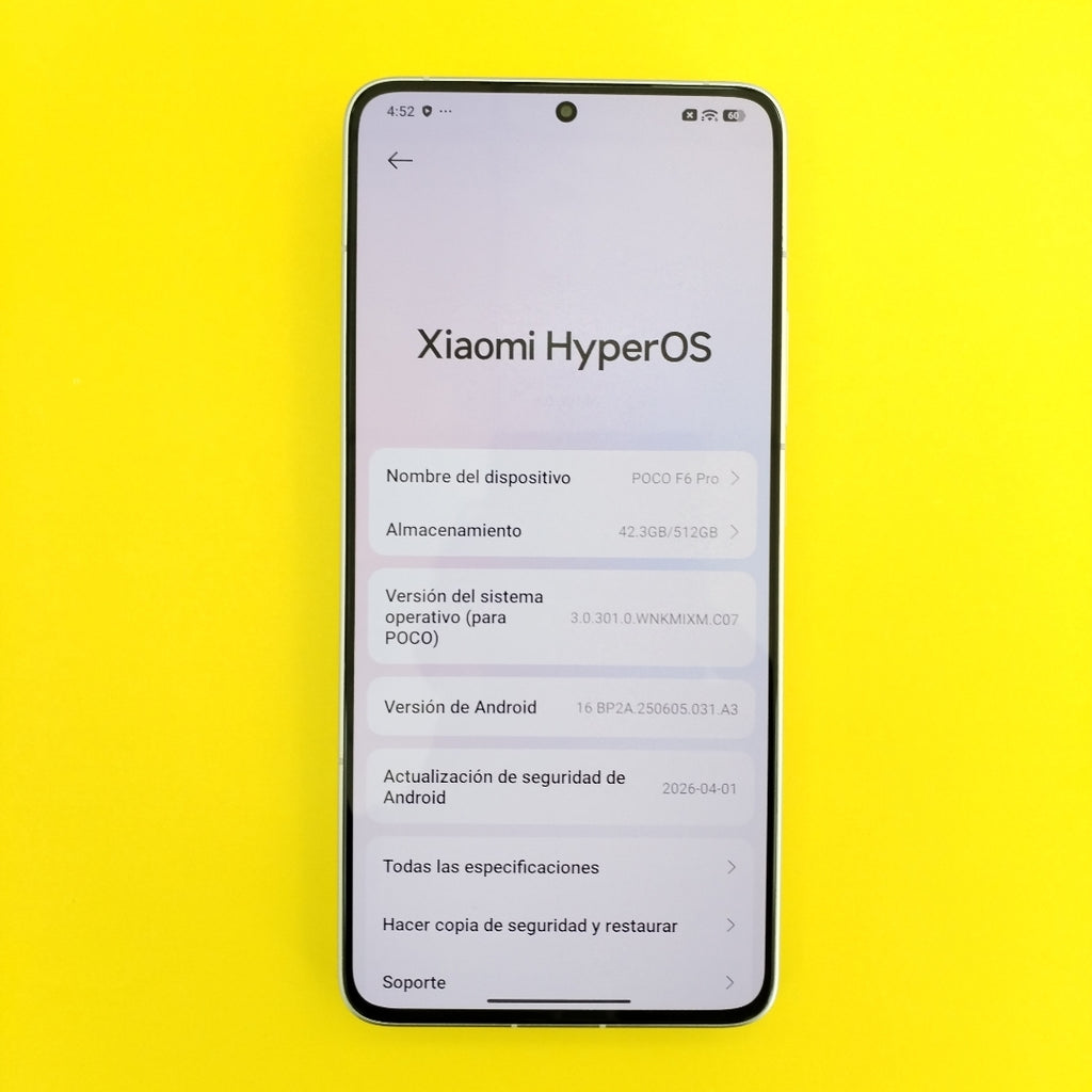 CELULAR XIAOMI POCO F6 PRO 23113RKC6G (2024) 512 GB 12 GB RAM (SEMINUEVO)